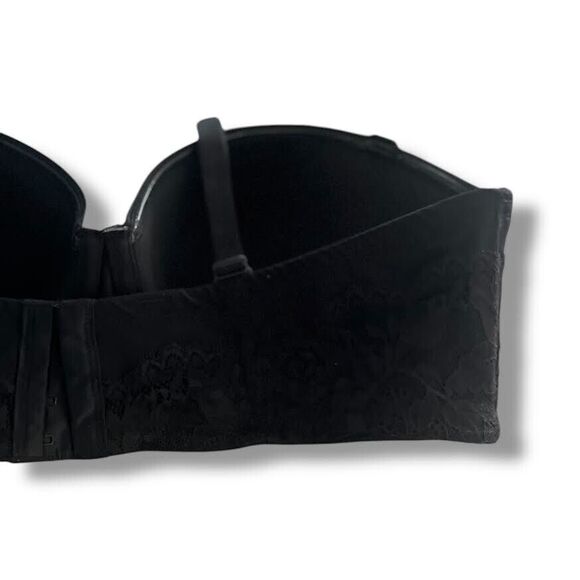 Torrid Bra Women's Plus Sz 40DD Black Curve Push-Up Strapless/Straps Underwire - Picture 10 of 14